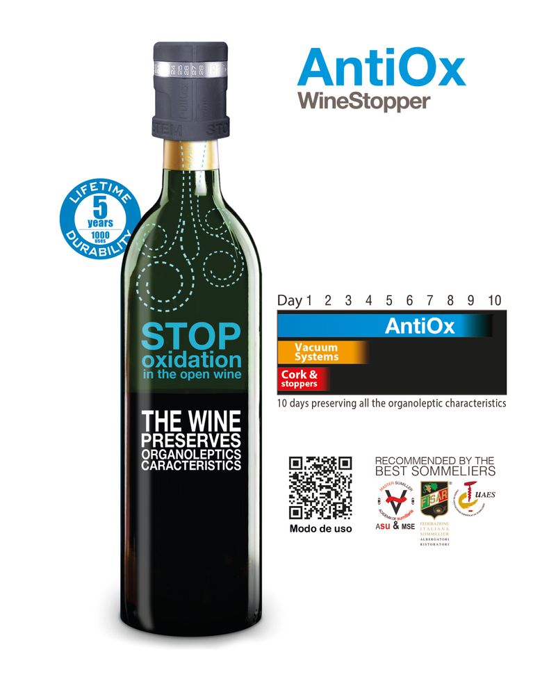 Wine accessories - AntiOx | Wine Stopper - PULLTEX
