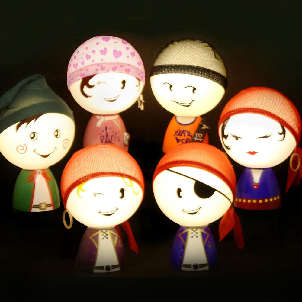 Gifts - Folky Dolls Lamps with LED - MALOANE
