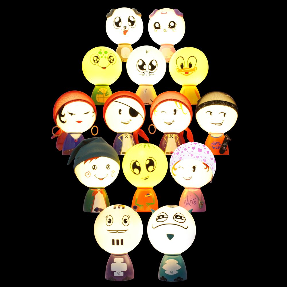 Gifts - Folky Dolls Lamps with LED - MALOANE