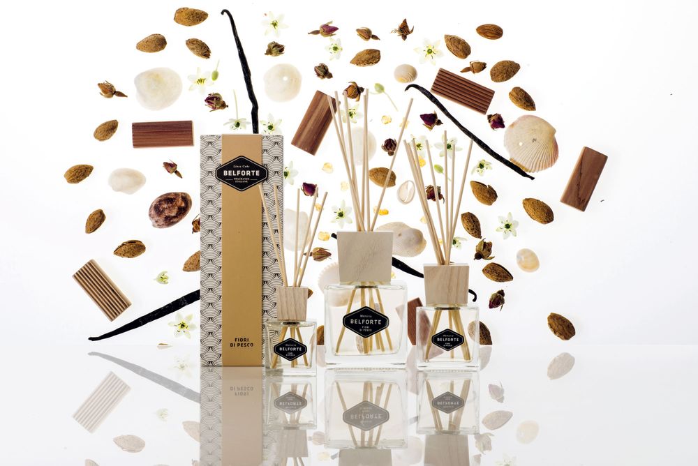 Parfums d'intérieur - Rattan Reed Diffuser and Room Spray - BELFORTE FRAGRANZE ITALIANE