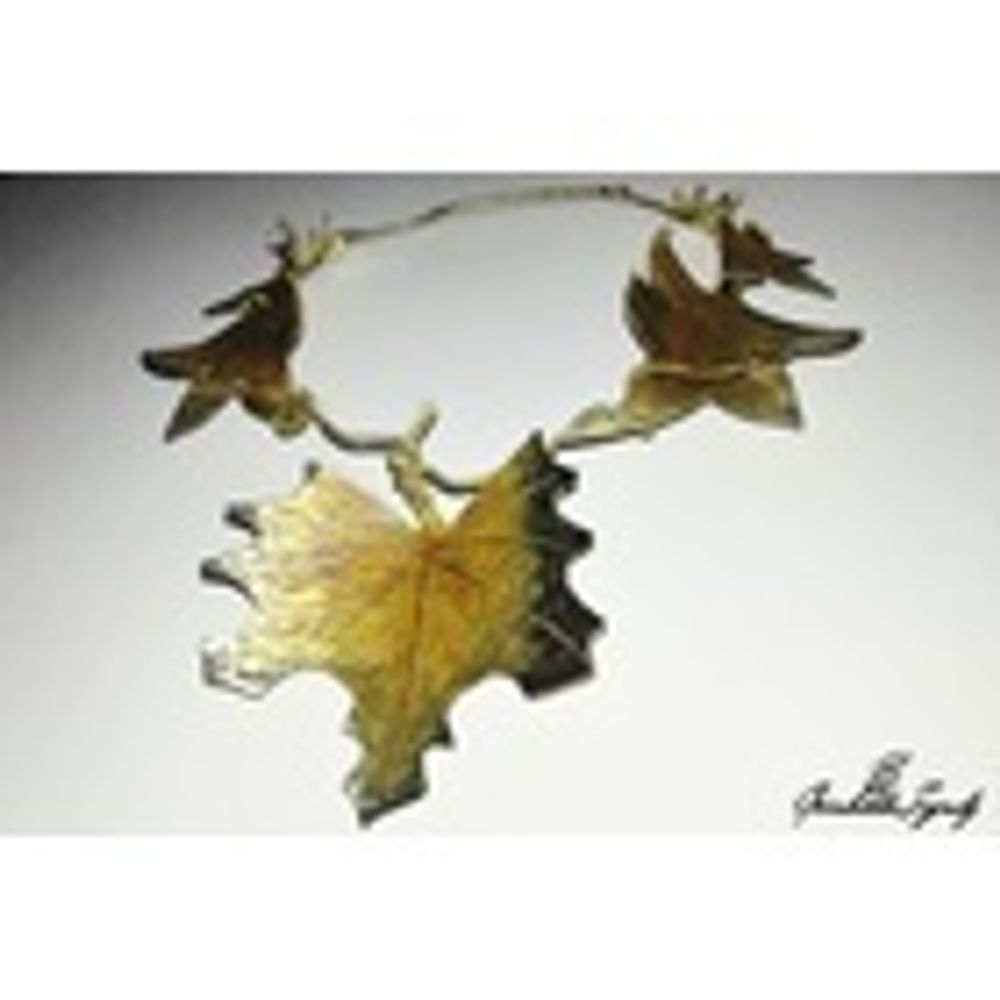 Bijoux - Collier "Feuilles d'Automne" - SZENDY GRINHILDA