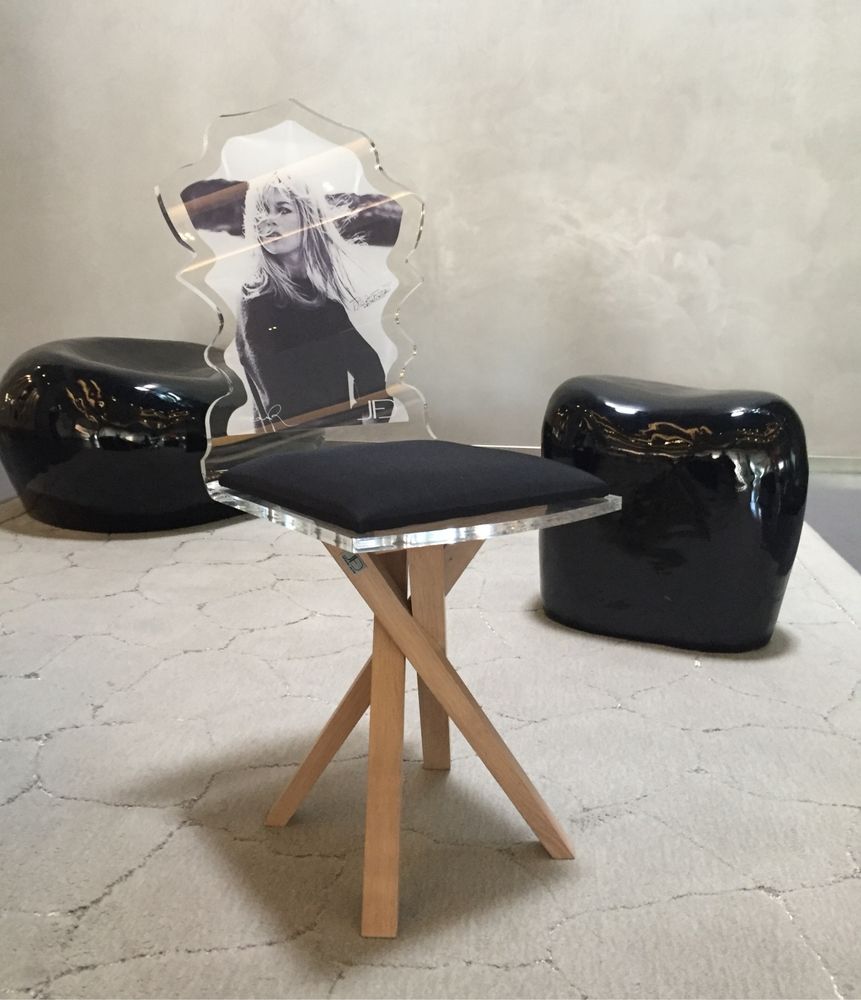 Chaises - Chaise Brigitte Bardot numérotée - FREDERIC JULIEN DESIGN