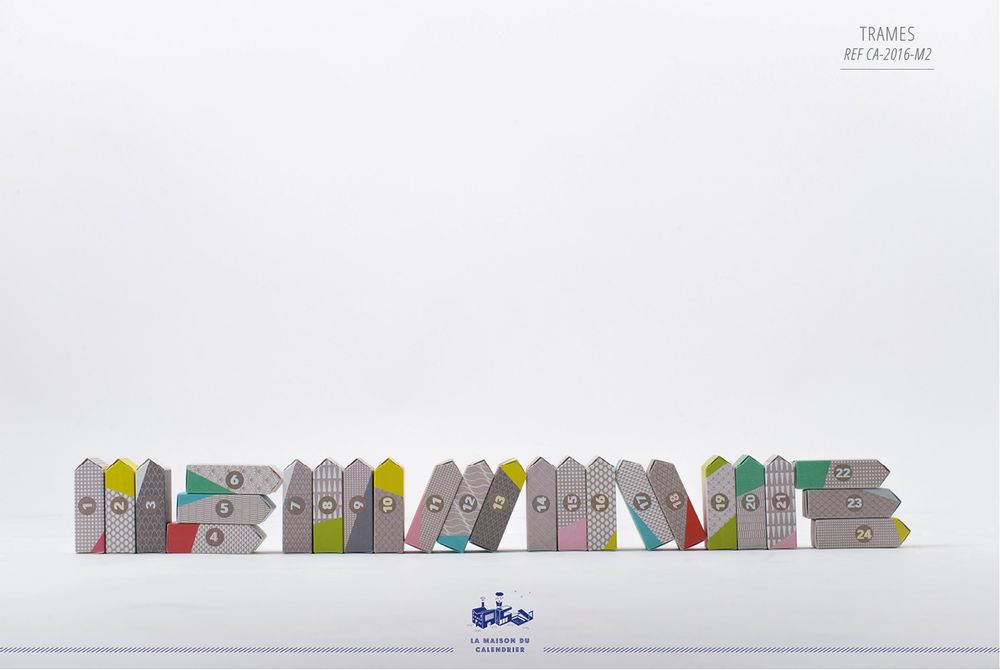 Stationery - Advent Calendar - Frame Model - LA MAISON DU CALENDRIER