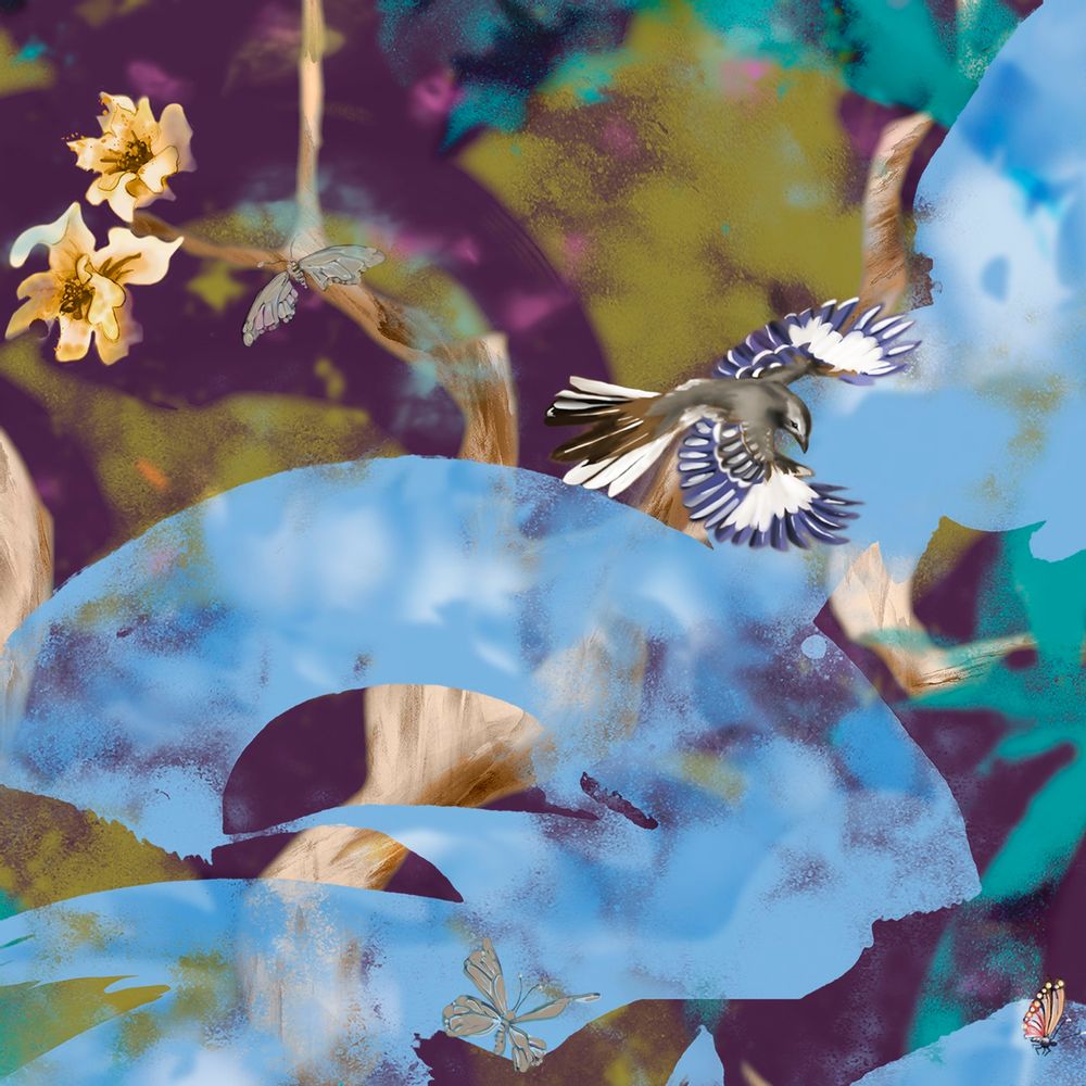 Upholstery fabrics - The Garden of Good and Evil collection - MUSHABOOM DESIGN
