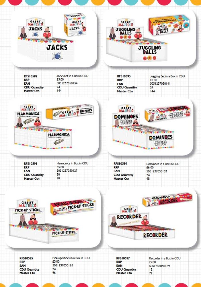 Children's games - Great Majesco Games Range - ROBERT FREDERICK LTD