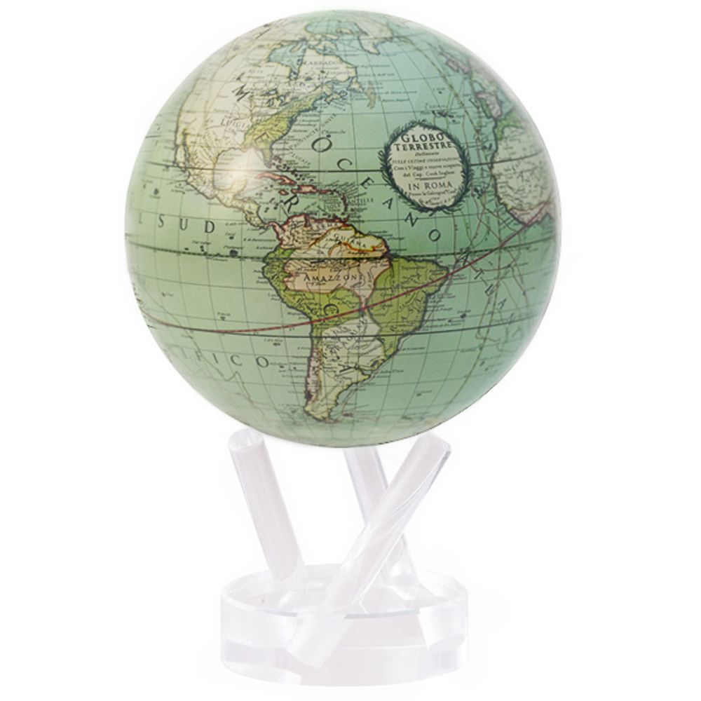 Gifts - Cassini Terrestrial MOVA Globe in Seafoam Green - MOVA EUROPE