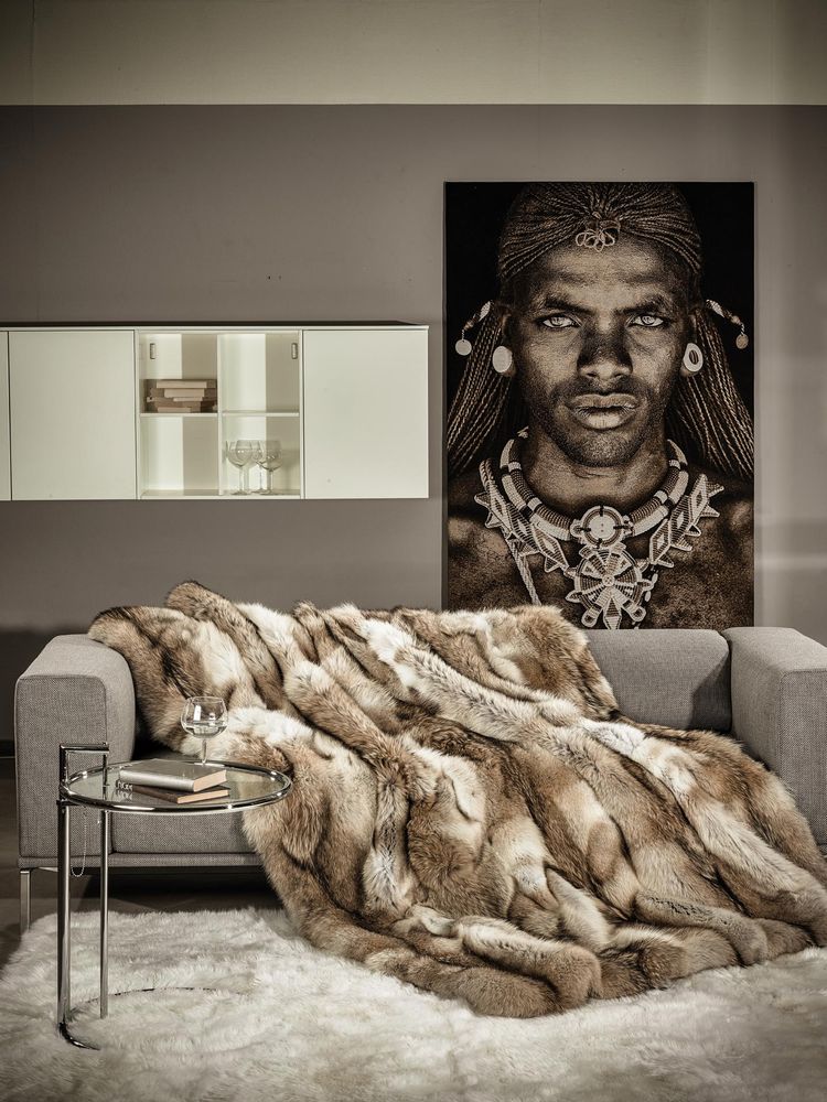 Throw blankets - Real Fur Throws - ALBRECHT CREATIVE CONCEPTS GMBH