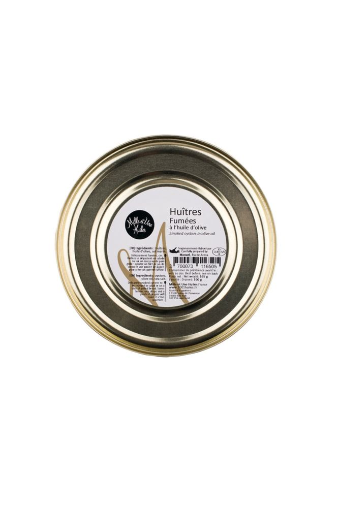 Delicatessen - Smoked Oysters in olive oil - MILLE ET UNE HUILES