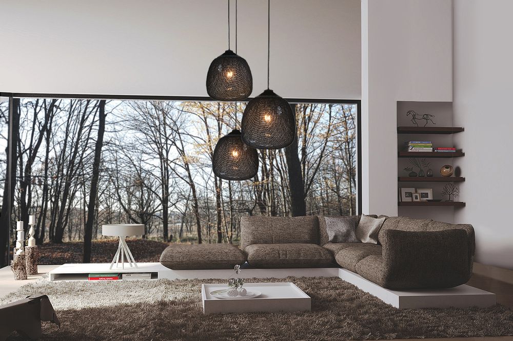 Outdoor hanging lights - Mr. Tricot: set of hanging lamps for outdoor and indoor use - MONSIEUR TRICOT