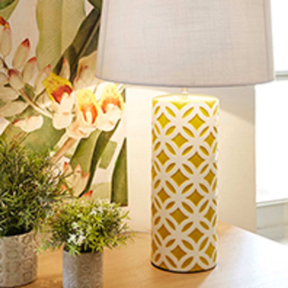 Table lamps - CYLINDRICAL CERAMIC LAMP - SEMA