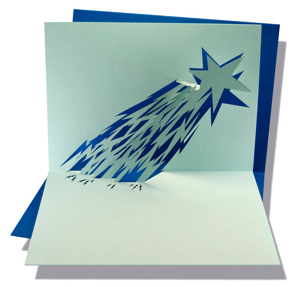Papeterie - Couleur de la carte pop-up - RIFLETTO FILIGRANES AUS PAPIER