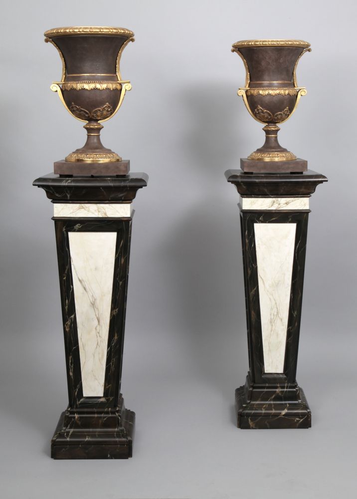 Vases - Gaine Louis XIV with MEDICIS style vessels  - ATELIER D'ART MARC MORISSET