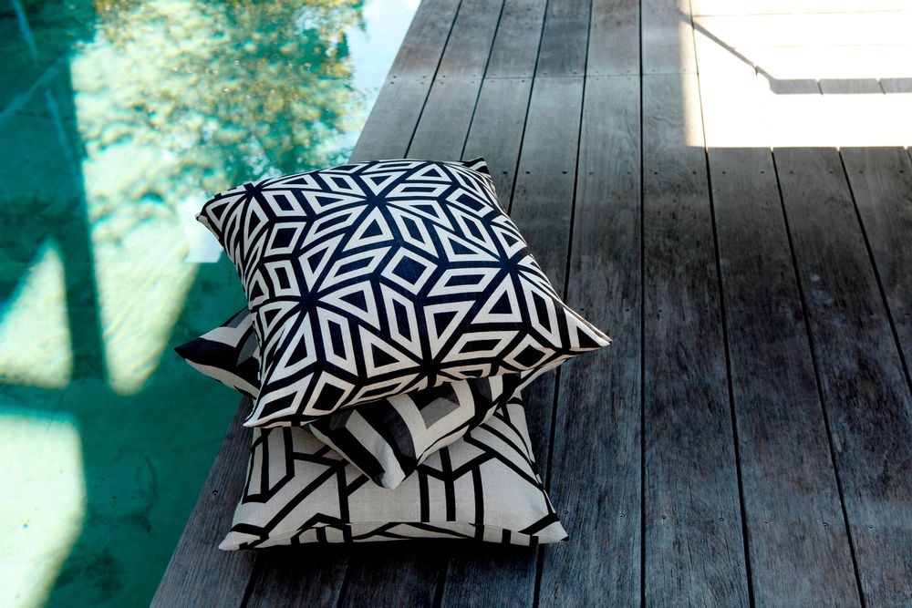 Coussins textile - Coussins en Lin - ROUGE DU RHIN