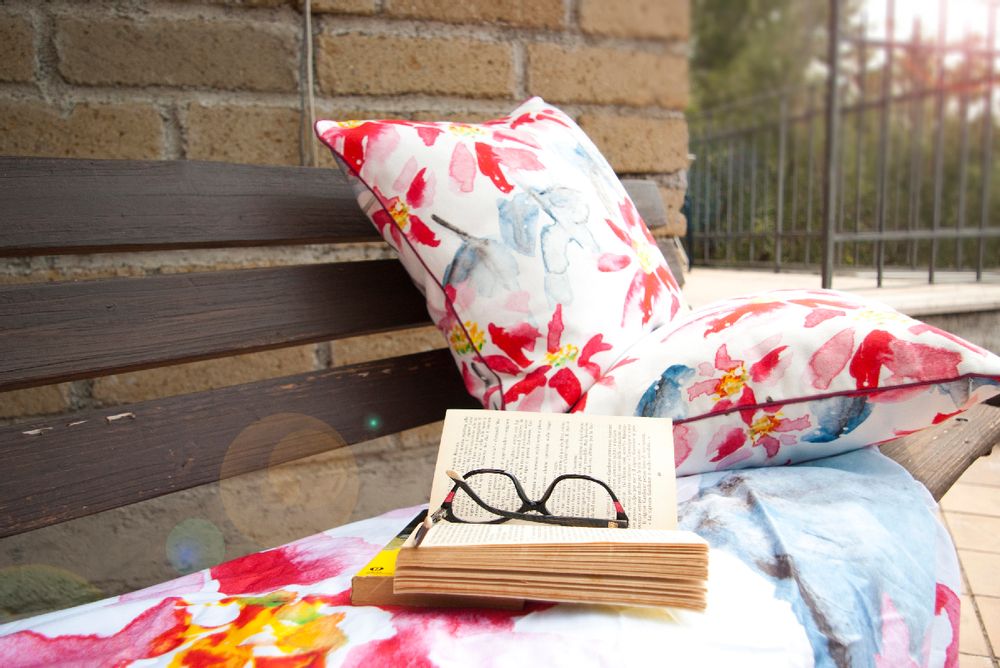 Autres linges de bain - Housse de couette — Rouge et Bleu | Flamingo - ZACCHISSIMI