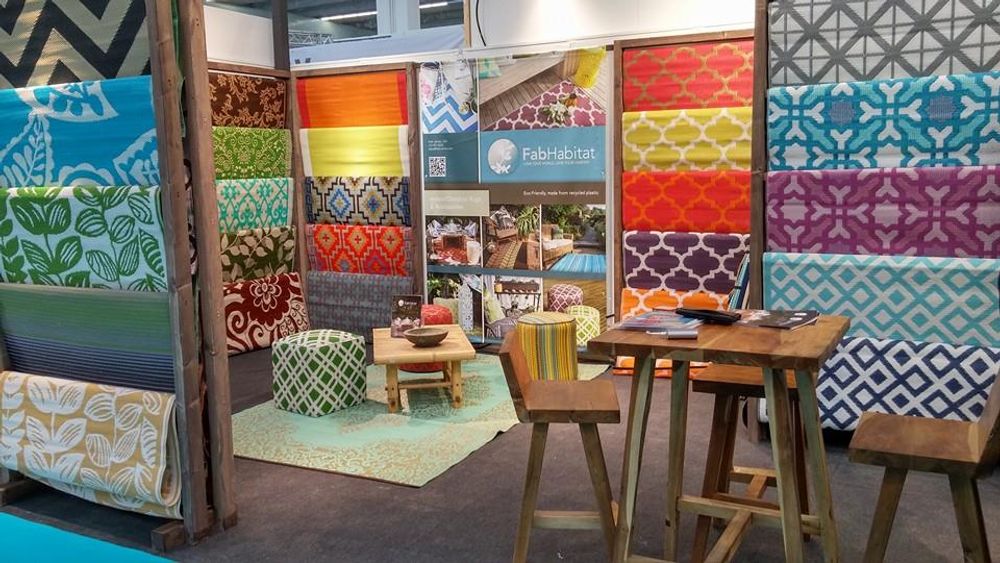 Design carpets - Recycled and recyclable polypropylene rugs. - FABHAB
