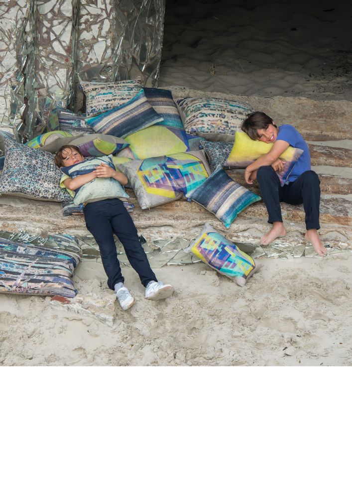 Coussins textile - coussins en lin Leligne made in France  - LELIGNE