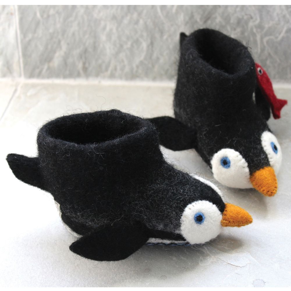 Chaussons et chaussures enfant - Pantoufles Pete le pingouin - SEW HEART FELT