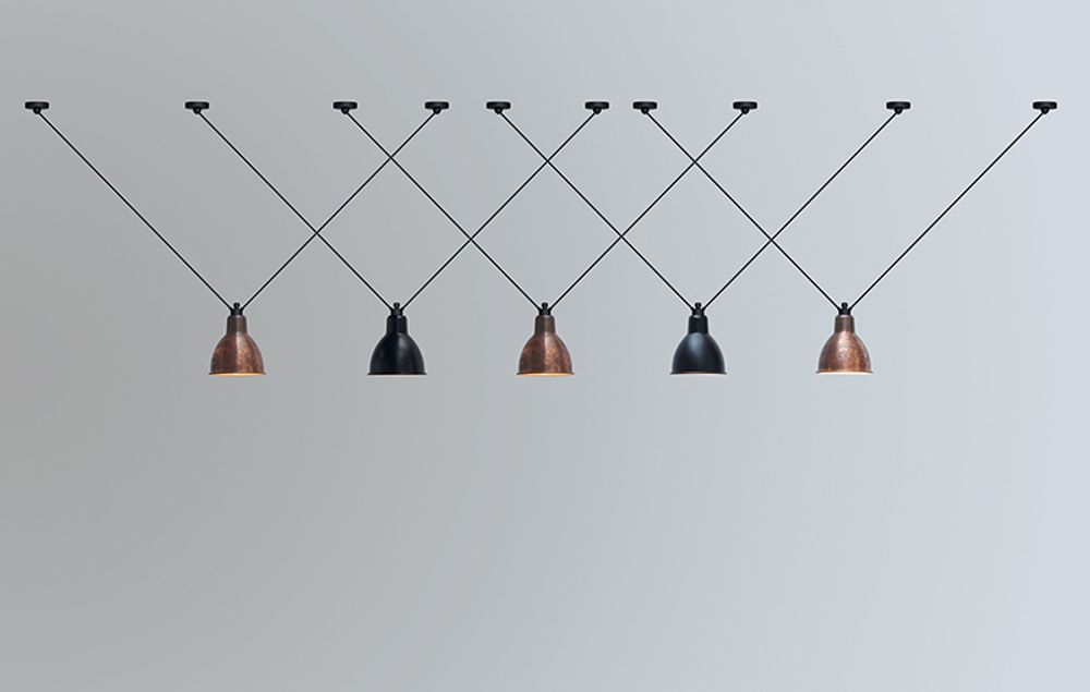 Hanging lights - Les Acrobats de Gras Suspensions - DCW EDITIONS (IN THE CITY)