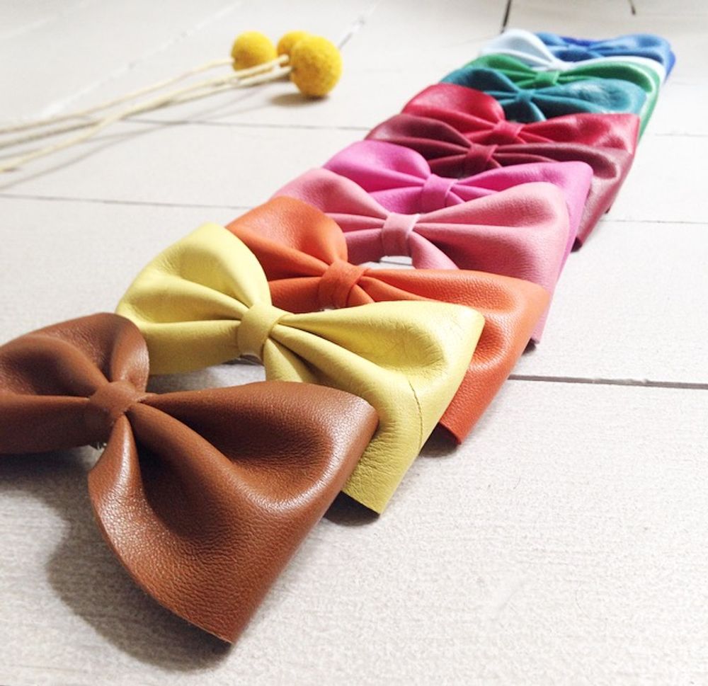 Jewelry - Leather Jewelry Brooch - LITTLE MADAME
