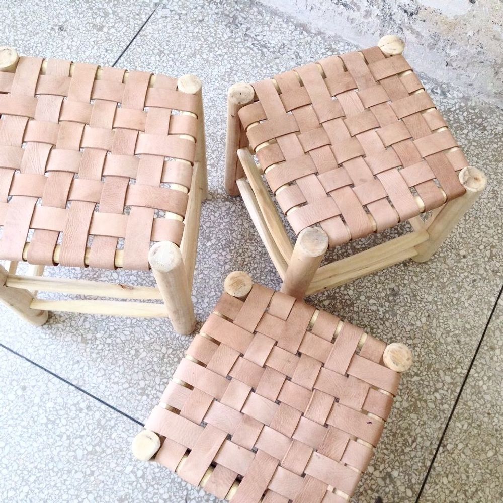 Plateaux - PETIT mobilier fait main : pouf, tabouret, echelle... - CHABI CHIC