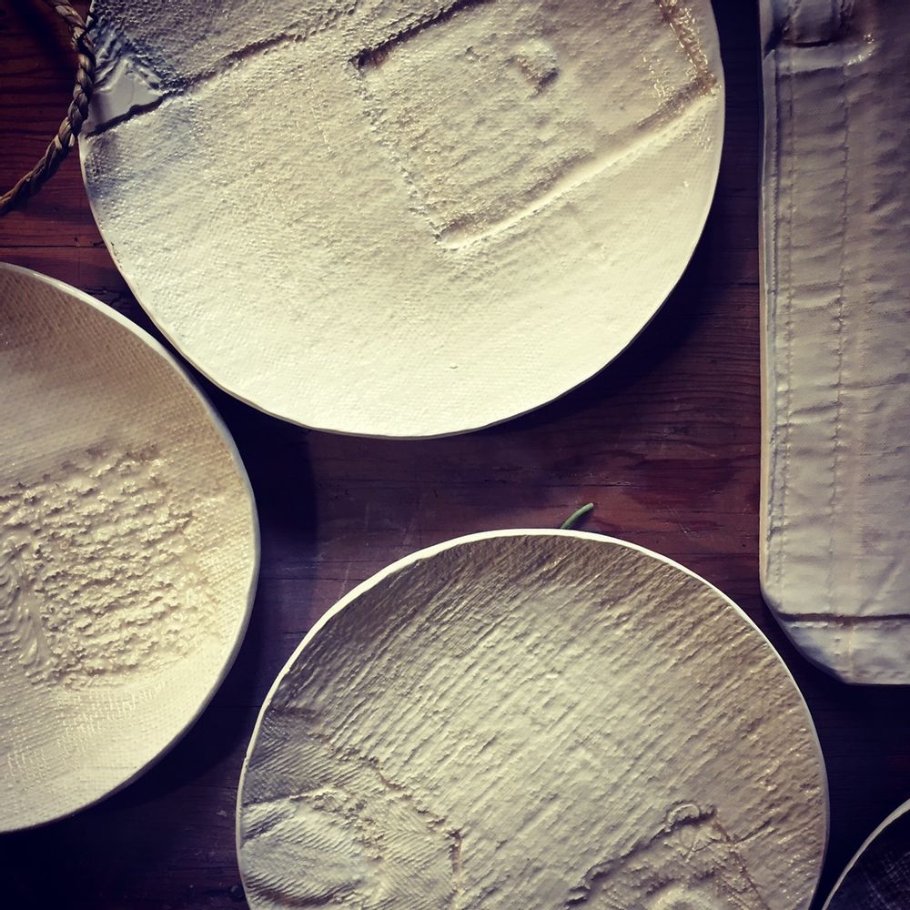 Formal plates - plates "Empreintes - LA P'TITE FABRIK