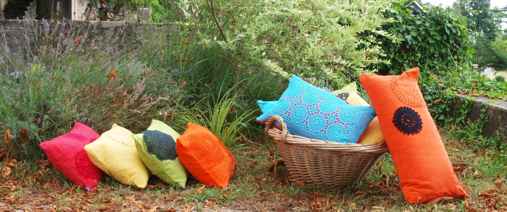 Cushions - cushion so crochet - LA P'TITE FABRIK