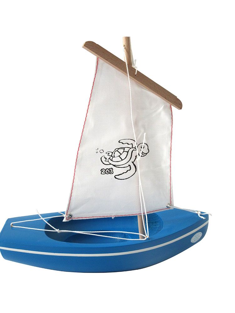 Jouets enfants - jouet 203 - TIROT BATEAUX JOUETS BOIS NAVIGABLES