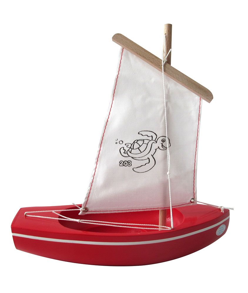 Jouets enfants - jouet 203 - TIROT BATEAUX JOUETS BOIS NAVIGABLES