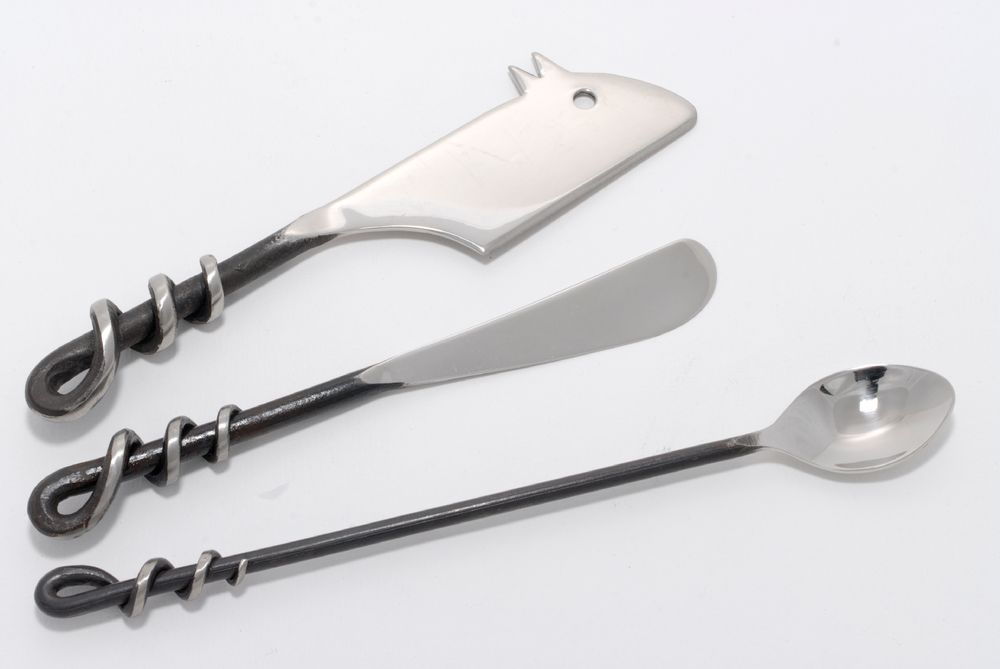 Kitchen utensils - CHEESE AND BUTTER KNIVES - ICE CREAM SPOONS - ASIATICA FRANCE