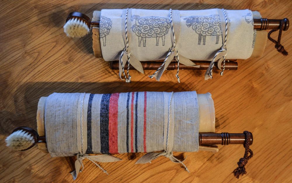 Soaps - soap roll with brush and kitchen towel - VALERIA PRODUKTEN