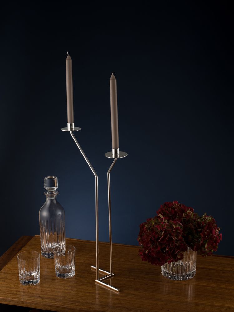 Goldsmithing - silver candlestick - SHONA MARSH LTD