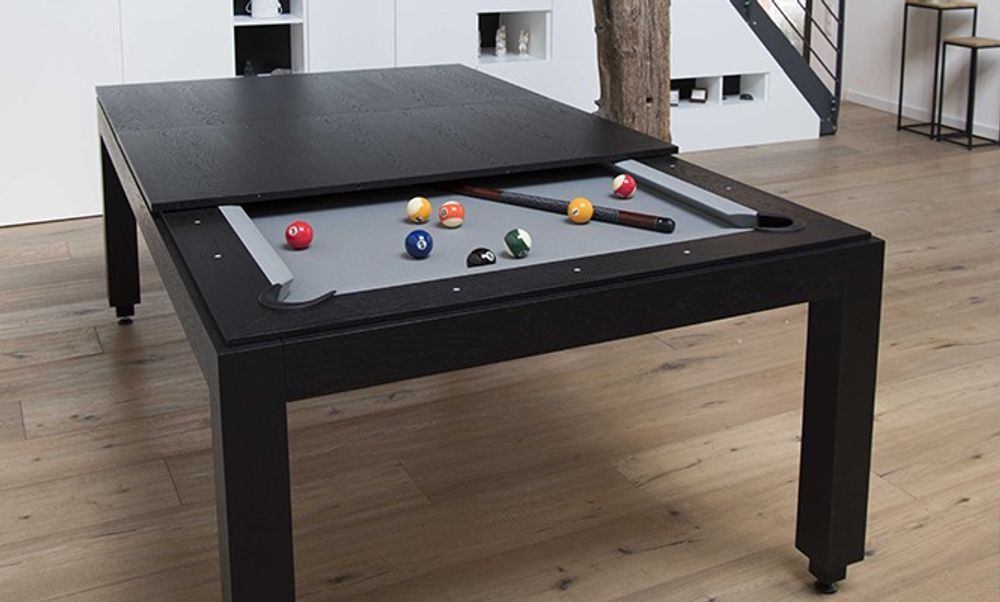 Dining Tables - Fusiontables - Wood-Line collection convertible dining pool table - FUSIONTABLES