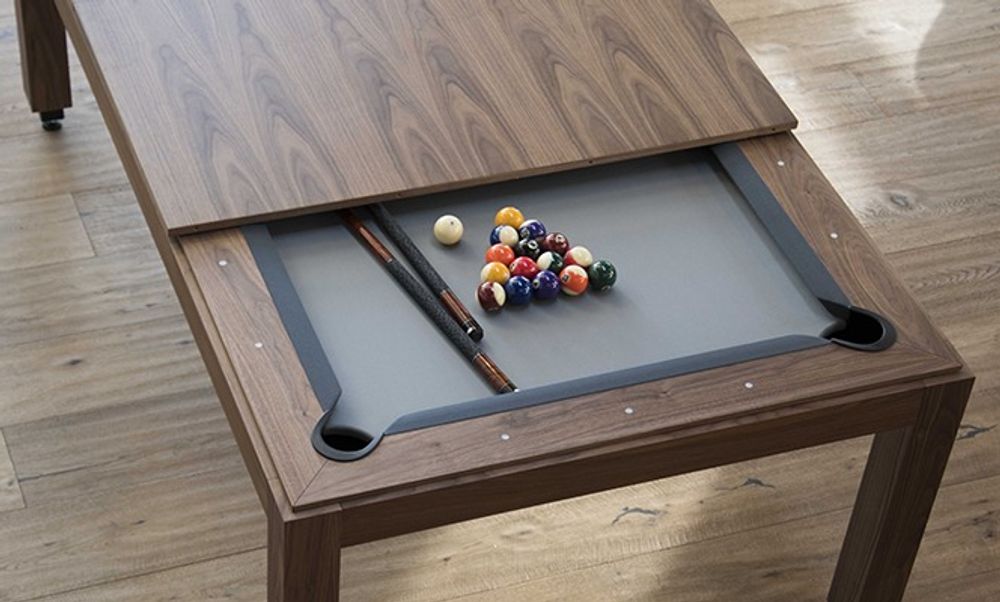 Dining Tables - Fusiontables - Wood-Line collection convertible dining pool table - FUSIONTABLES