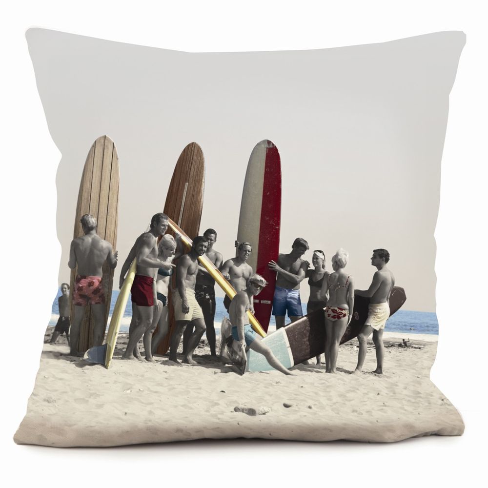 Coussins - Coussin Surf Friends 40*40 - COAST AND VALLEY, UNE MARQUE DE LA SARL MYDITEX COMPANY