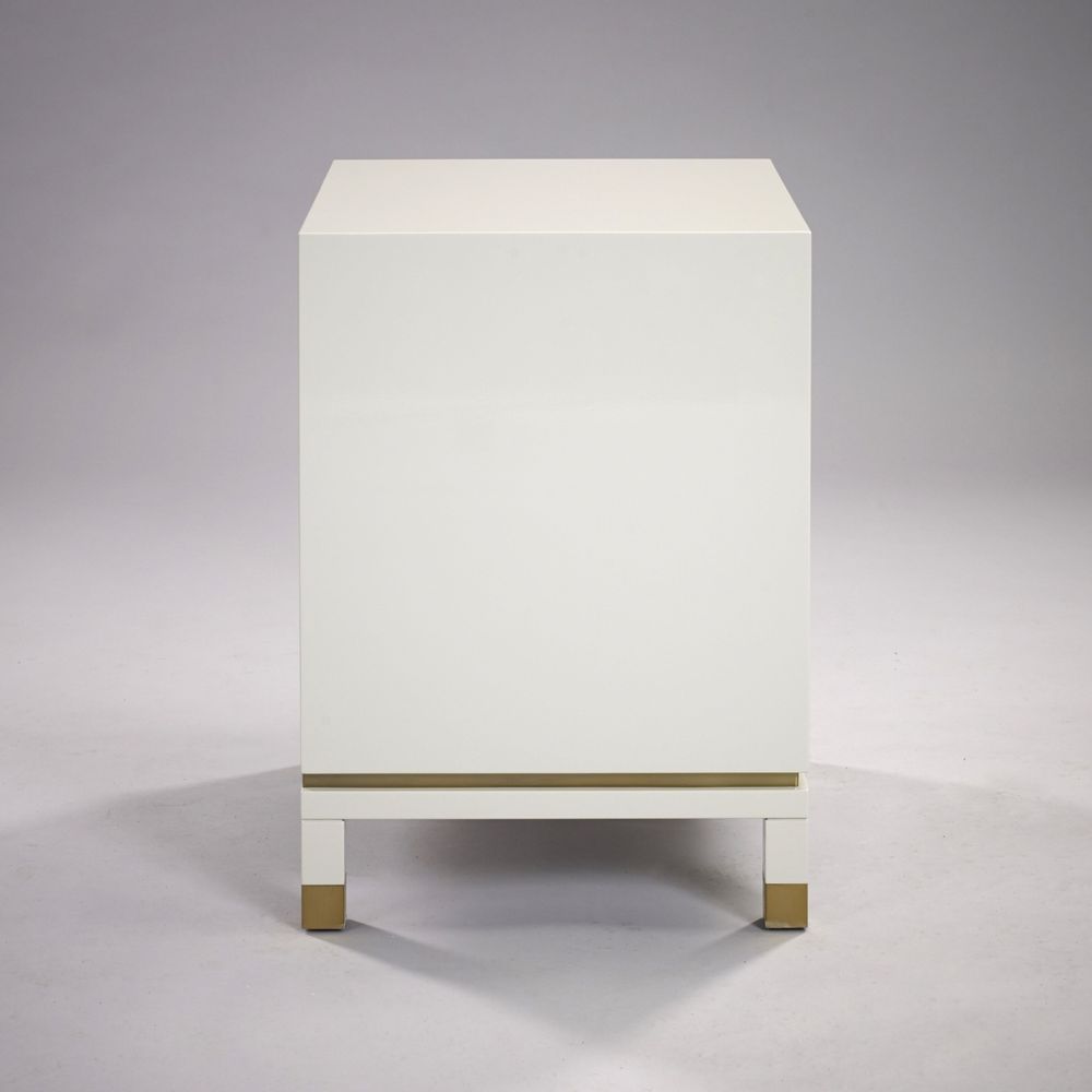 Night tables - Baxter bedside in French Grey - ROBERT LANGFORD