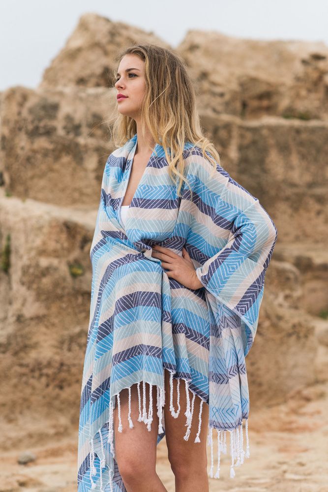 Other bath linens - Skye - Begonville Original Collection Turkish Towel - BEGONVILLE