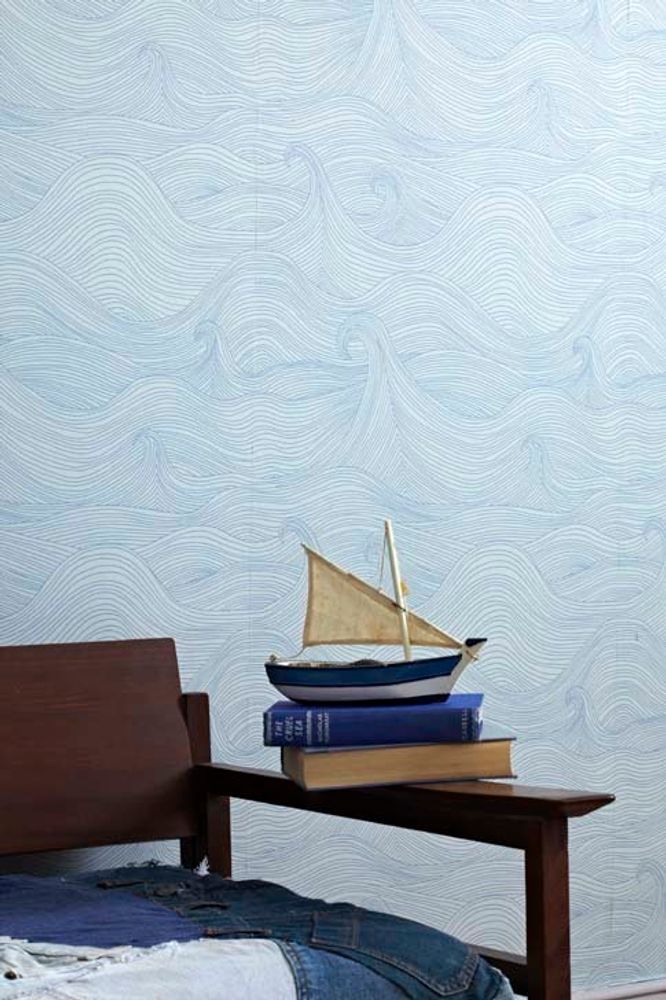 Other wall decoration - Seascape Wallpaper - ABIGAIL EDWARDS LTD