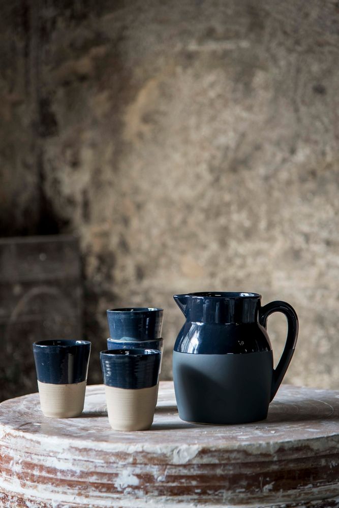 Tea and coffee accessories - stoneware tumbler - MANUFACTURE DE DIGOIN 1875
