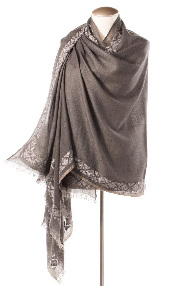 Scarves - Grey Traditional - CASANA