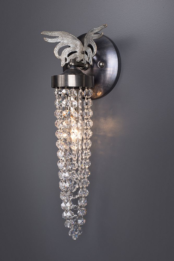 Wall lamps - Bird of Paradise wall sconce - EMERALD FAERIE