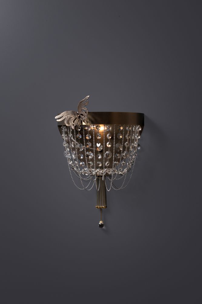 Other wall decoration - Bird of Paradise Wall chandelier - EMERALD FAERIE