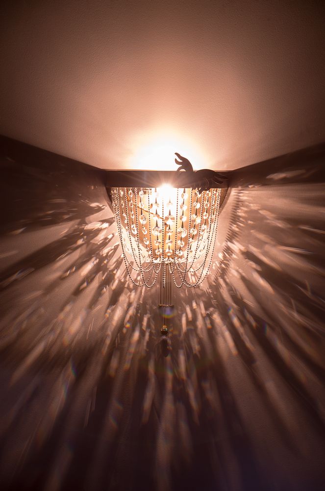 Other wall decoration - Bird of Paradise Wall chandelier - EMERALD FAERIE