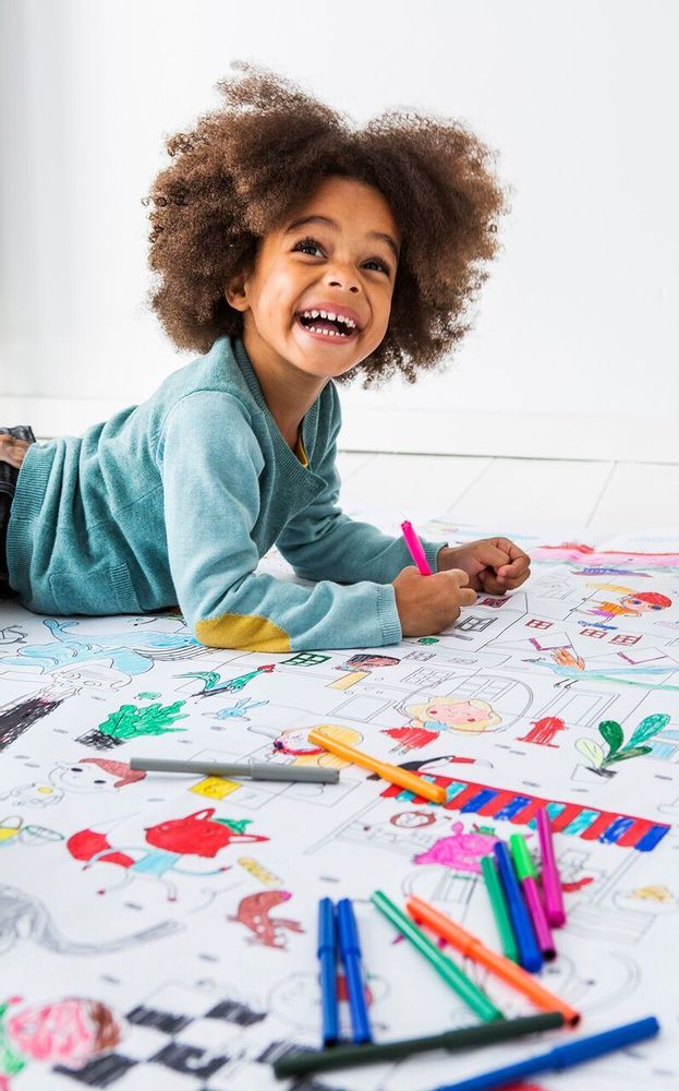 Children's arts and crafts - Giant colouring pictures - MAKII