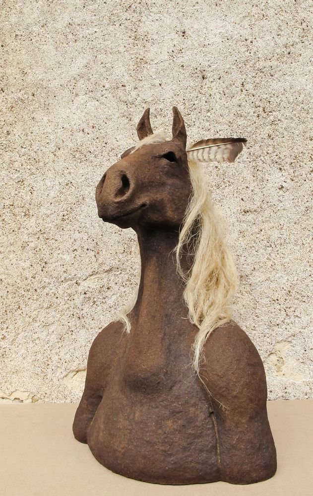 Sculptures, statuettes and miniatures - "Ancêtre" Cheval - CAROLO SCULPTURE
