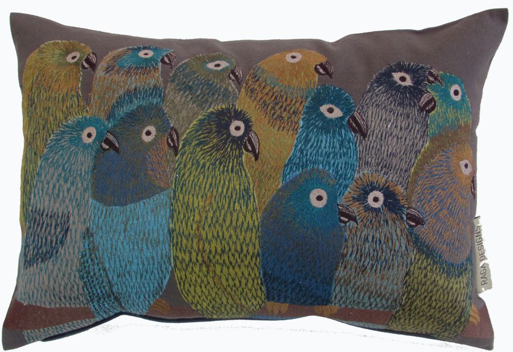 Cushions - Embroidered cushions - NEERU KUMAR