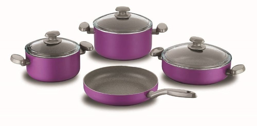 Poêles - ERGUVAN Granite Cookware Set - KORKMAZ