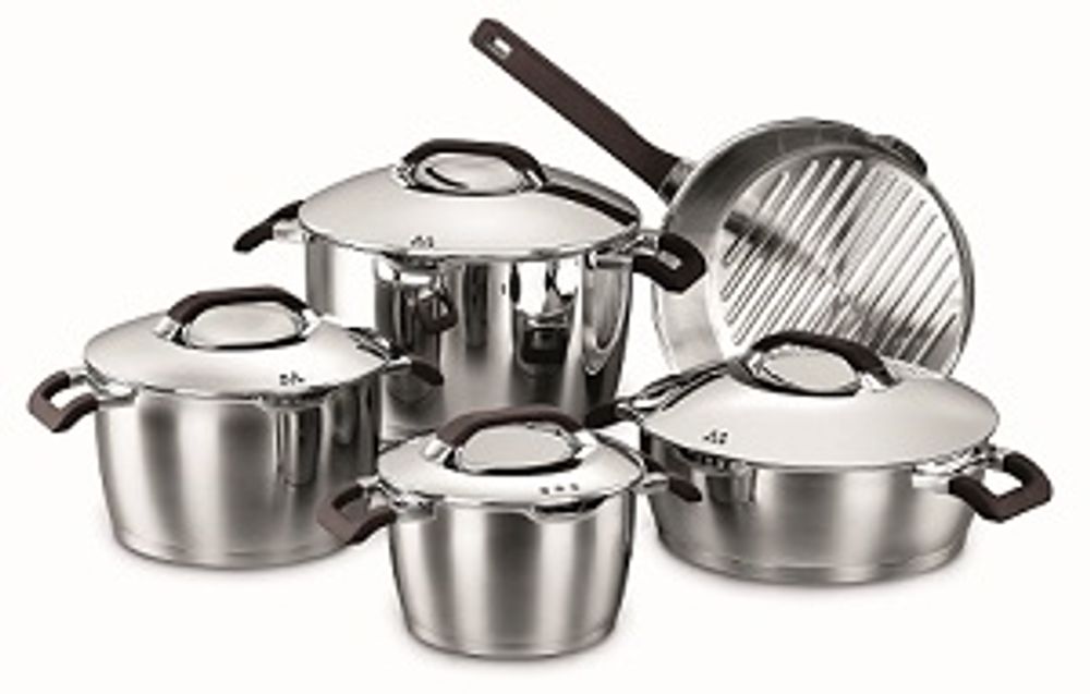 Saucepans  - ESTA Cookware Set (9 pcs) - KORKMAZ