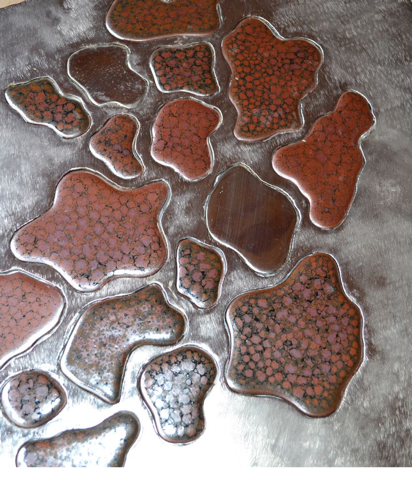 Tables basses - table "K-RÉE" - KERAMSTEEL