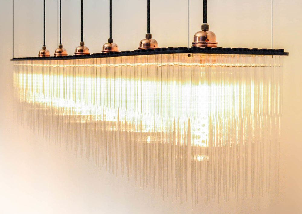 Suspensions - C_968 - CREPUSCULE - STEELWOODANDGLASS