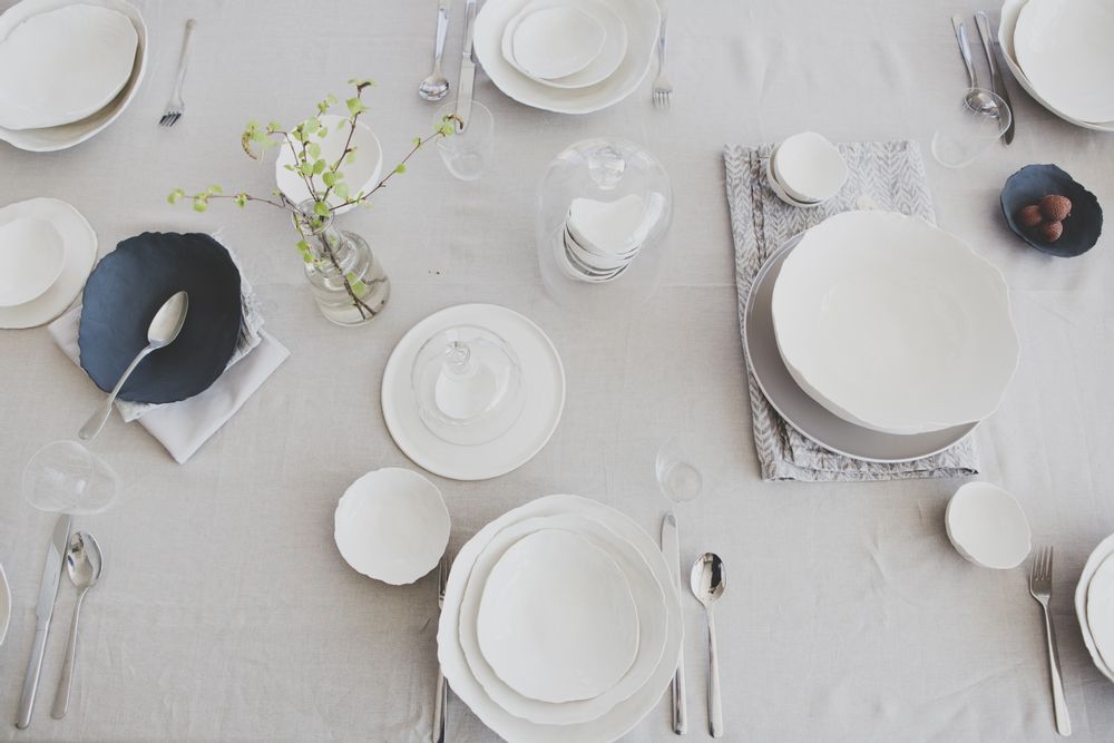 Céramique - JAQUARD - Porcelain, handmade with love - TEXTPOTERIE